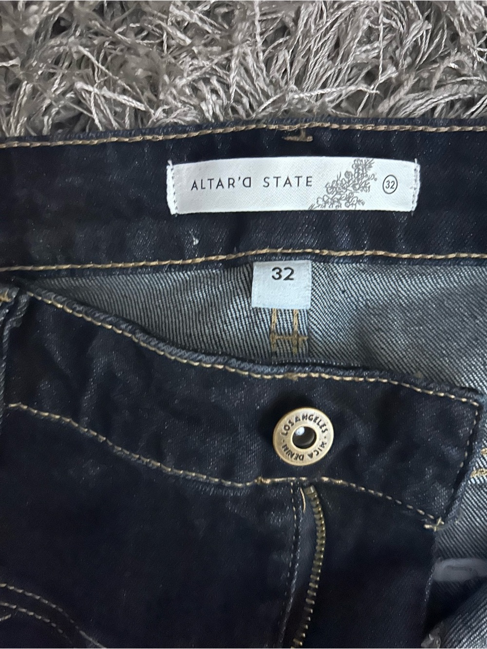 Altar'd State dark blue denim jeans - Picture 2 of 4